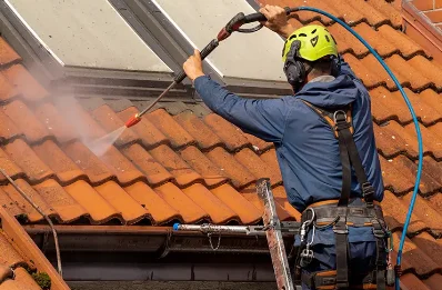 Démoussage et hydrofuge de toiture à Brigue